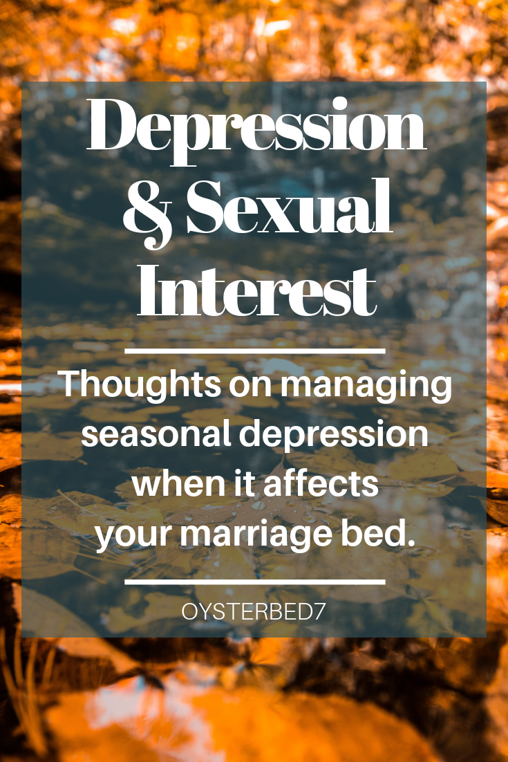 Depression And Sexual Interest • Bonnys Oysterbed7 7817